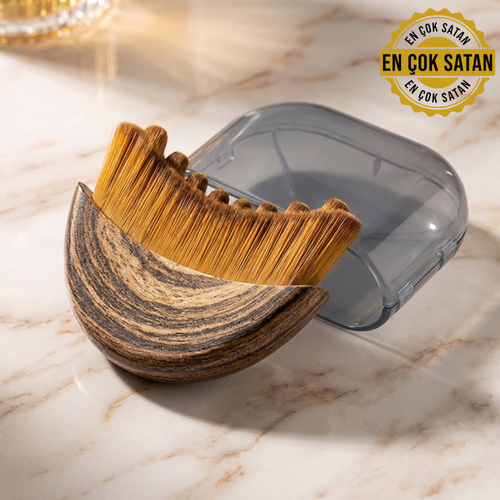 BronelCare Doğal Lifli Lenf Masaj Yüz Fırçası