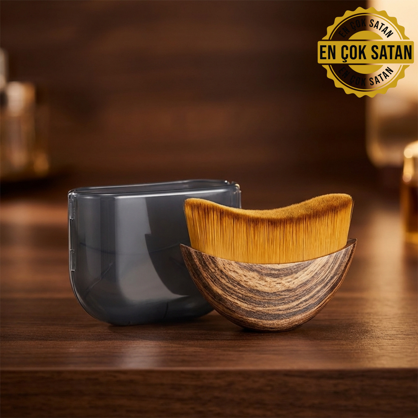 BronelCare Doğal Lifli Lenf Masaj Yüz Fırçası